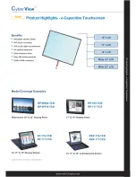 Austin Hughes Electronics CyberView RP-117-TCS Specifications preview