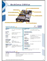 Предварительный просмотр 8 страницы Austin Hughes Electronics RC-2000 Specifications