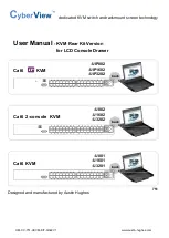 Preview for 1 page of Austin Hughes CyberView Cat6 2-console KVM U802 User Manual