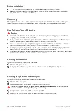 Preview for 4 page of Austin Hughes CyberView RP-119QD User Manual