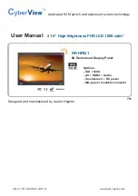 Austin Hughes CyberView RP-HF821 User Manual preview