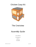 Preview for 1 page of Austin Kontore Crestview Chicken Coop Assembly Manual