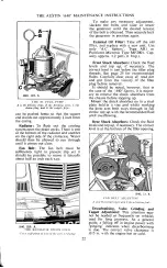 Предварительный просмотр 23 страницы Austin Motor Company A40 4-Ton Pick-up Owner'S Handbook Manual