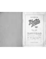 Предварительный просмотр 2 страницы Austin Motor Company Austin Seven Handbook