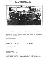 Preview for 19 page of Austin Motor Company LANDCRAB 1993 Manual