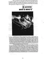 Preview for 126 page of Austin Motor Company LANDCRAB 1993 Manual