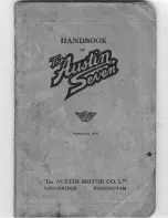 Austin Austin Seven Tourer Handbook preview