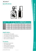 Предварительный просмотр 3 страницы Austlift 142075 User Manual