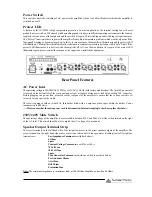 Предварительный просмотр 3 страницы AUSTRALIAN MONITOR ACM250 Operating Manual