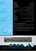 Предварительный просмотр 2 страницы AUSTRALIAN MONITOR ACM250 Specification