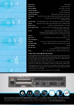 Предварительный просмотр 2 страницы AUSTRALIAN MONITOR ACM60 Specification