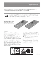 Предварительный просмотр 2 страницы AUSTRALIAN MONITOR AM-Tone1 Installation And Operation Manual