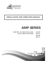 AUSTRALIAN MONITOR AM21P Installation And Operation Manual preview