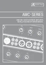 Предварительный просмотр 2 страницы AUSTRALIAN MONITOR AMC+250 Installation And Operation Manual