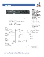 Preview for 2 page of AUSTRALIAN MONITOR AMC120 Specifications