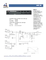 Предварительный просмотр 2 страницы AUSTRALIAN MONITOR AMIS AMC30 Specifications