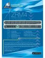 AUSTRALIAN MONITOR AMIS ZRM4 Brochure предпросмотр