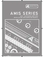 Предварительный просмотр 1 страницы AUSTRALIAN MONITOR AMIS120 Series Installation And Operation Manual