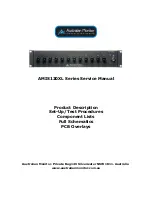 Preview for 1 page of AUSTRALIAN MONITOR AMIS120XL Series Service Manual