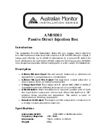 Preview for 2 page of AUSTRALIAN MONITOR AMISDI1 Service Information