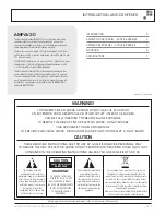 Preview for 3 page of AUSTRALIAN MONITOR AMPAV30 Installation And Operation Manual