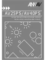 AUSTRALIAN MONITOR AV25PS Installation And Operation Manual предпросмотр