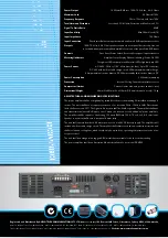 Preview for 2 page of AUSTRALIAN MONITOR DCM120 Specifications