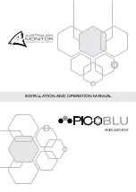 AUSTRALIAN MONITOR PICOBLU Installation And Operation Manual предпросмотр