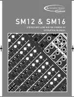 AUSTRALIAN MONITOR SM12 Operation Manual preview