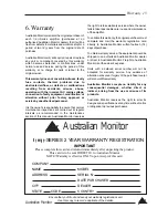 Предварительный просмотр 15 страницы AUSTRALIAN MONITOR SY 1600 Operation Manual