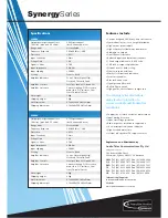 Preview for 2 page of AUSTRALIAN MONITOR SY 800V Brochure