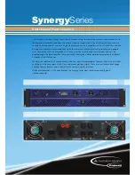 Preview for 1 page of AUSTRALIAN MONITOR Synergy SY1200 Specifications