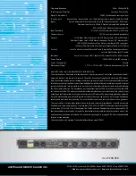 Предварительный просмотр 2 страницы AUSTRALIAN MONITOR TX8201 Specifications