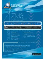 AUSTRALIAN MONITOR ZM3 Datasheet предпросмотр