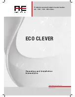 Austria Email eco clever 100 Operating And Installation Instructions предпросмотр