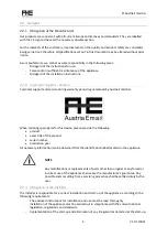 Предварительный просмотр 6 страницы Austria Email WPA 233 E-LF Instructions For Use And Installation