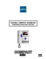 Auta CENTRAL COMPACT INTEGRADA User Manual preview