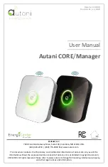 Autani CORE/Manager User Manual предпросмотр