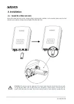 Preview for 4 page of Autarco ETHERNET stick monitoring Installation Manual