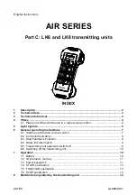 Предварительный просмотр 1 страницы AUTEC Air LK6 Original Instructions Manual