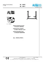 AUTEC AL 2520 Instruction Manual предпросмотр