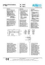 Preview for 2 page of AUTEC AL 2520 Instruction Manual