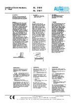 Предварительный просмотр 3 страницы AUTEC AL 2520 Instruction Manual