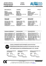 Preview for 3 page of AUTEC AL12044 Instruction Manual