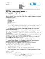 Preview for 9 page of AUTEC AL4044 Manual