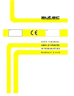 Preview for 33 page of AUTEC C26-PRO KD User Manual