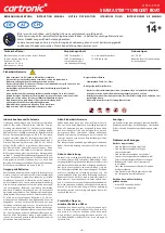 Preview for 2 page of AUTEC cartronic SEAMASTER 41350 Instruction Manual