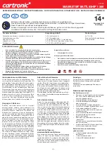 Preview for 2 page of AUTEC Cartronic SEAMASTER BATTLESHIP Instruction Manual