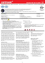 Preview for 3 page of AUTEC Cartronic SEAMASTER BATTLESHIP Instruction Manual