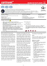 Preview for 4 page of AUTEC Cartronic SEAMASTER BATTLESHIP Instruction Manual